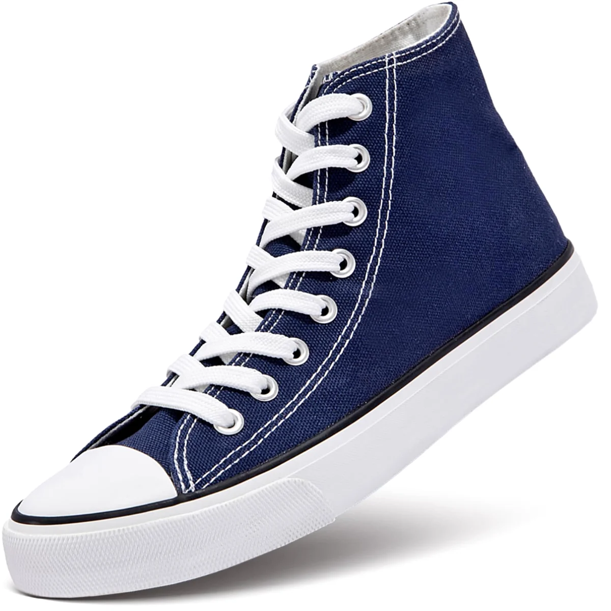 ZGR Classic High Top Canvas Sneaker in Navy