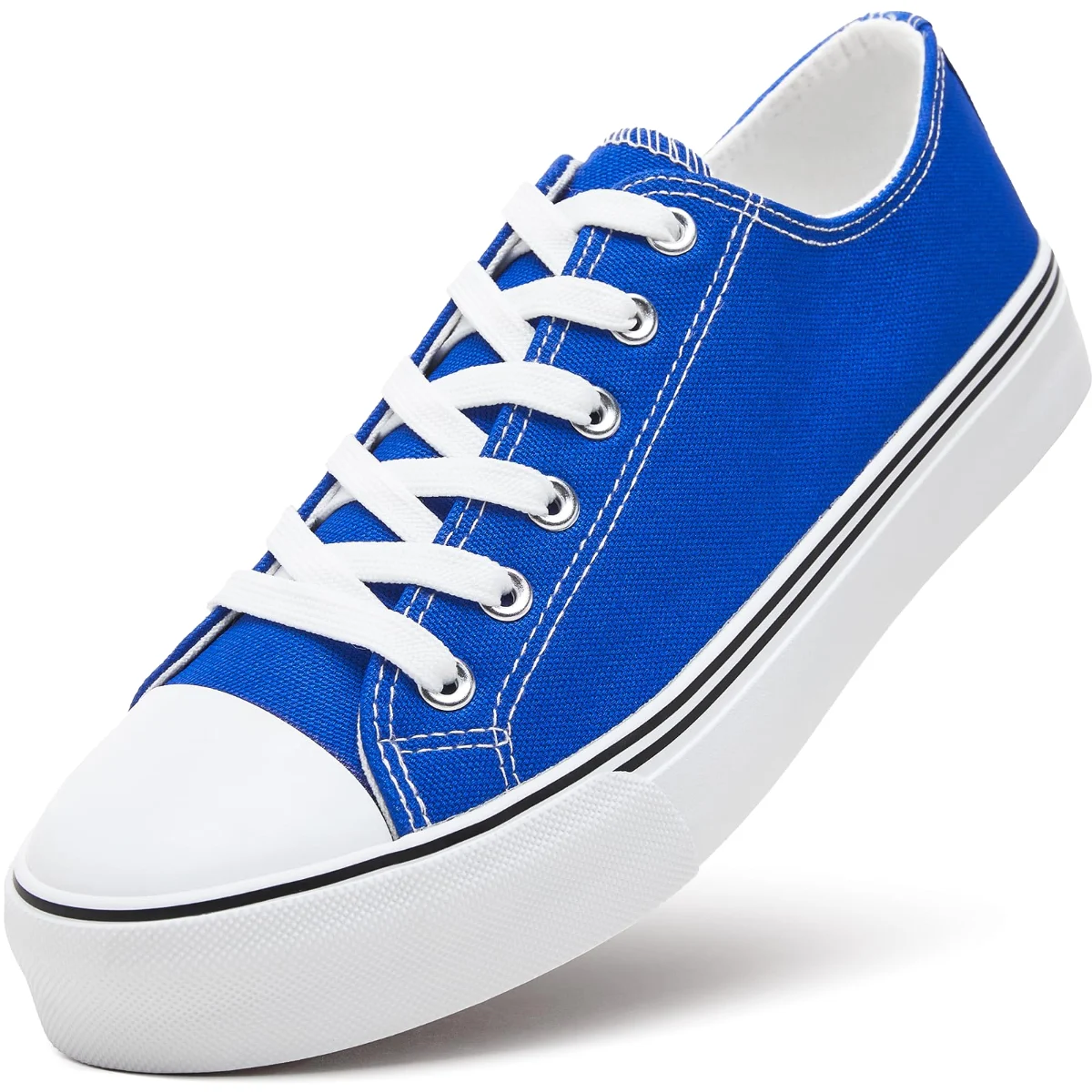 ZGR Men's Classic Low Top Canvas Sneaker in Blue